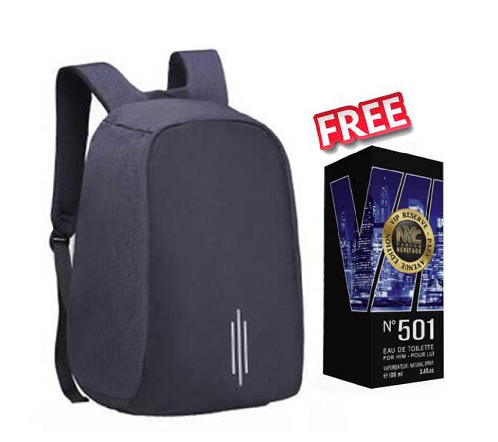 FREE Perfume with Anti-Theft Backpack