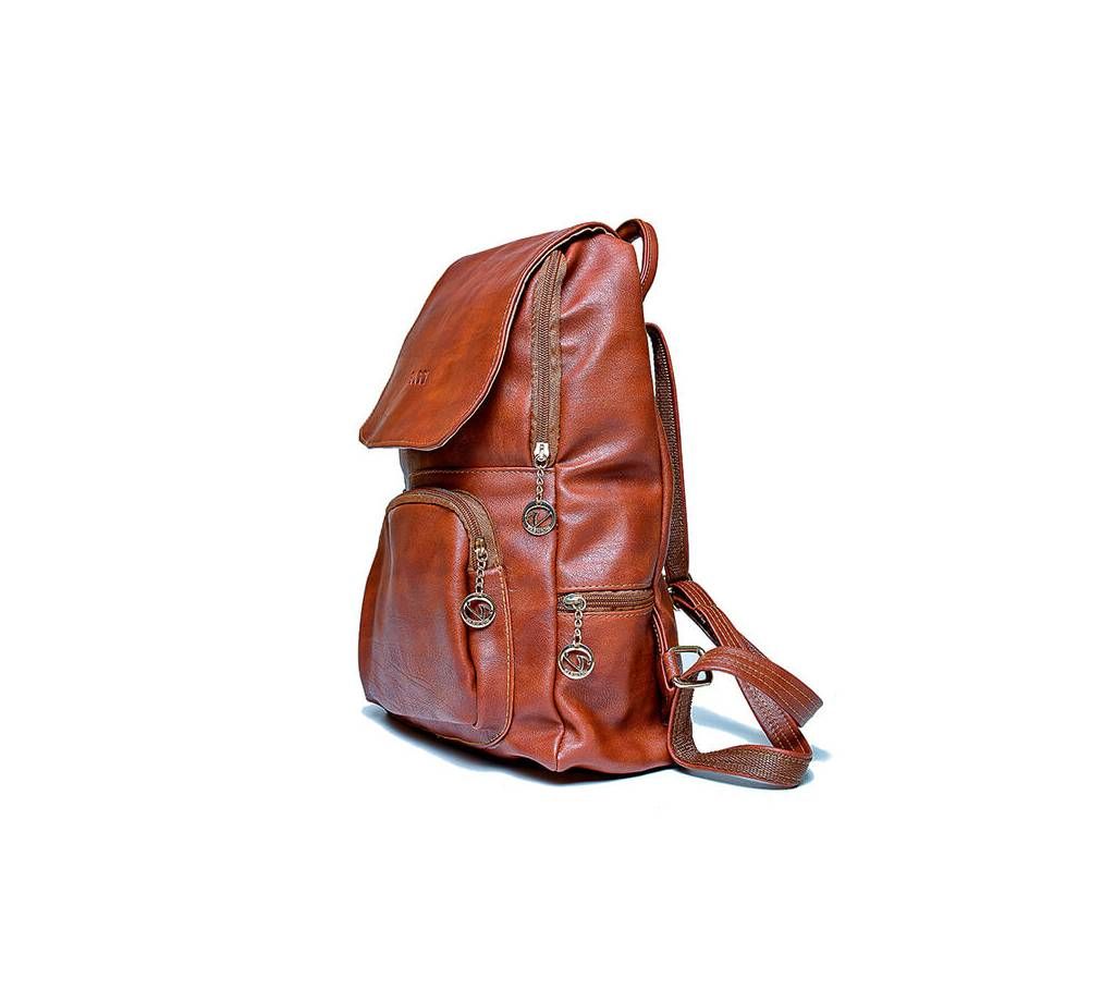 Ladies Stylish Backpack (Orange)