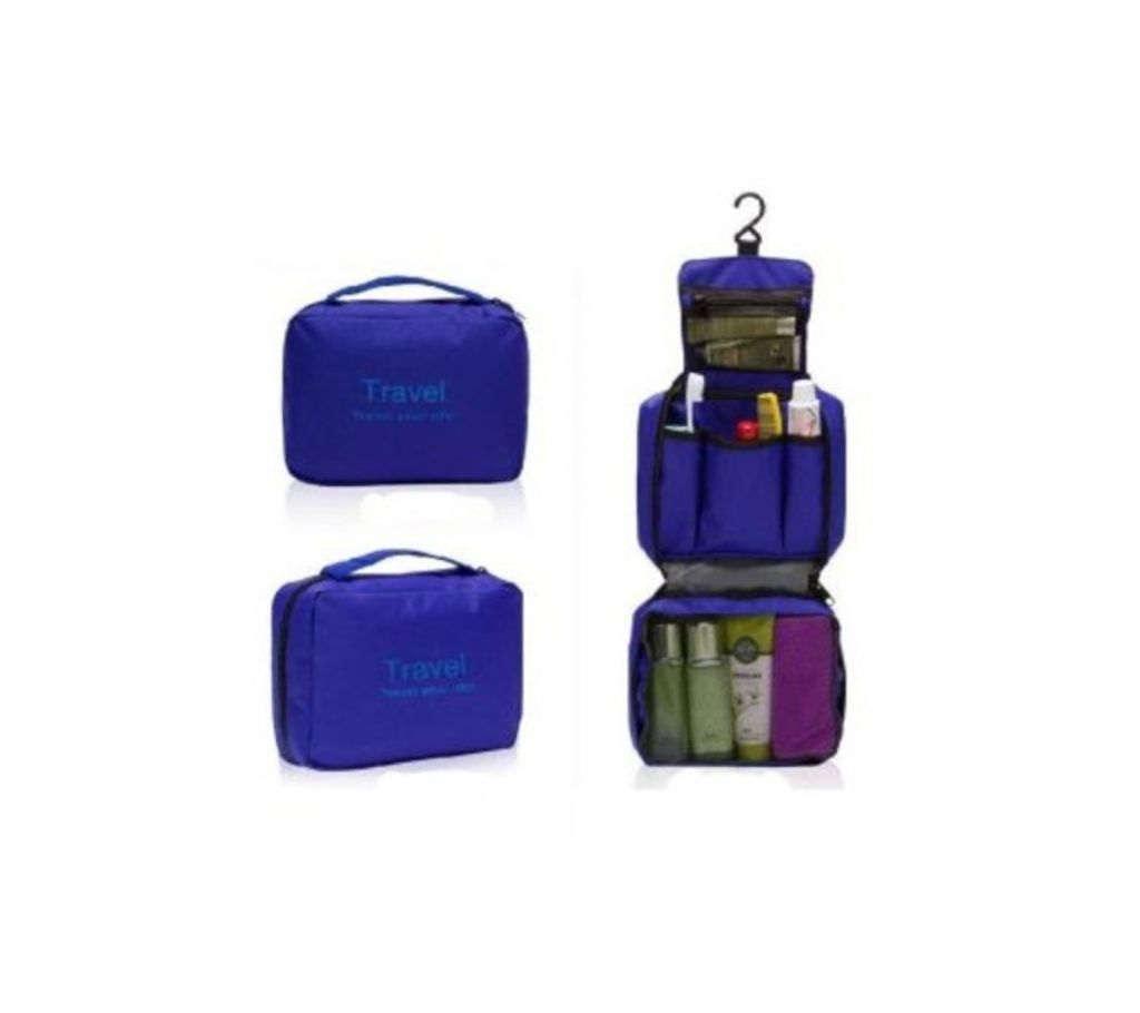 Travel wash bag - Blue