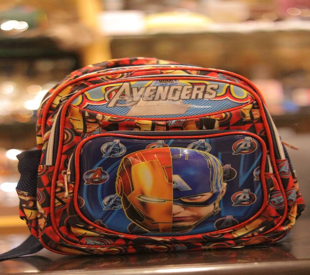kids school bag (avenger Cartoon)