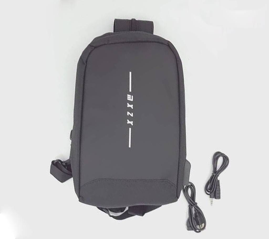 Anti Theft Cross body Chest Bag (Black)