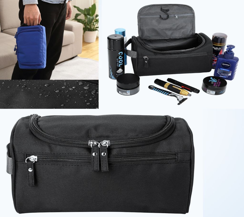 Zipper Man Women Waterproof Makeup bag - 1 pcs