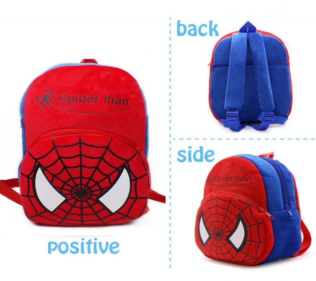 Soft Plush Cute SPIDERMAN Toddler Backpack/ School Bag for Kid  Adorable, Huggable Toys and Gifts