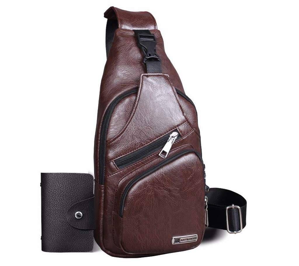aodier Unisex Crossbody Backpack 
