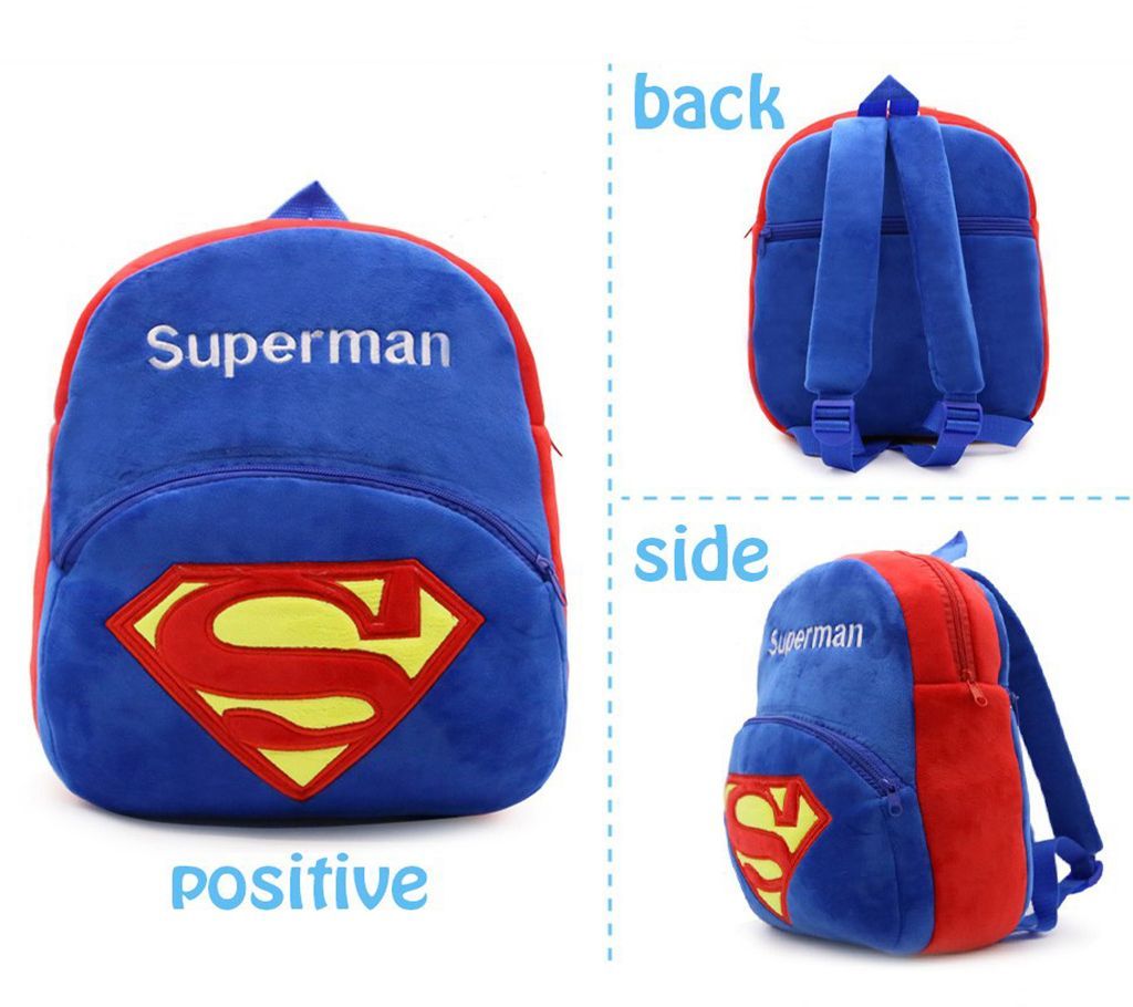 Soft Plush Cute SUPERMAN Toddler Backpack School Bag for Kid  Adorable, Huggable Toys and Gifts