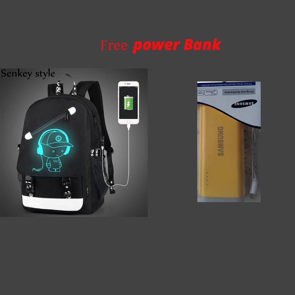 Senkey Backpack with Free Powerbank