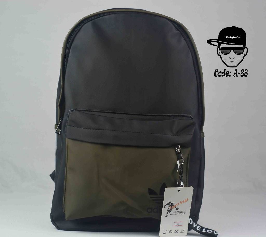 Adidas Black Green Backpack ( Copy)