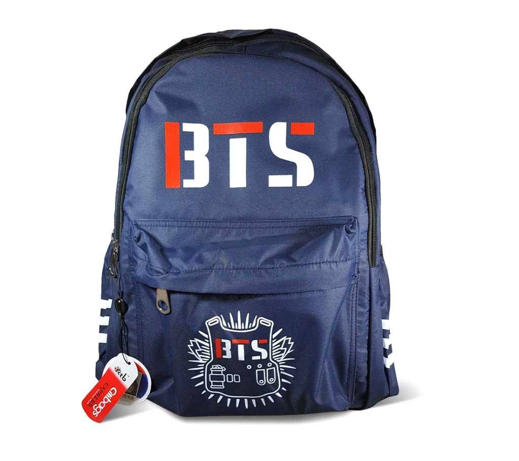 Navy Blue Fabric Back Pack 0206BPK