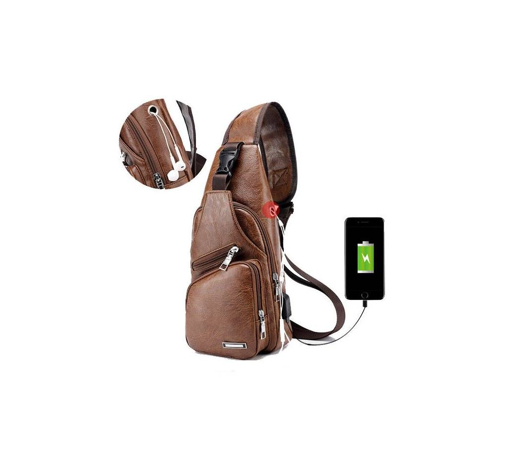 2 in 1 PU Leather Slide Bag