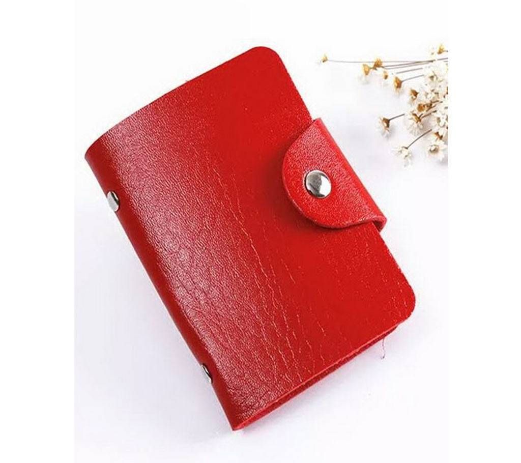 Credit Card Holder- Red