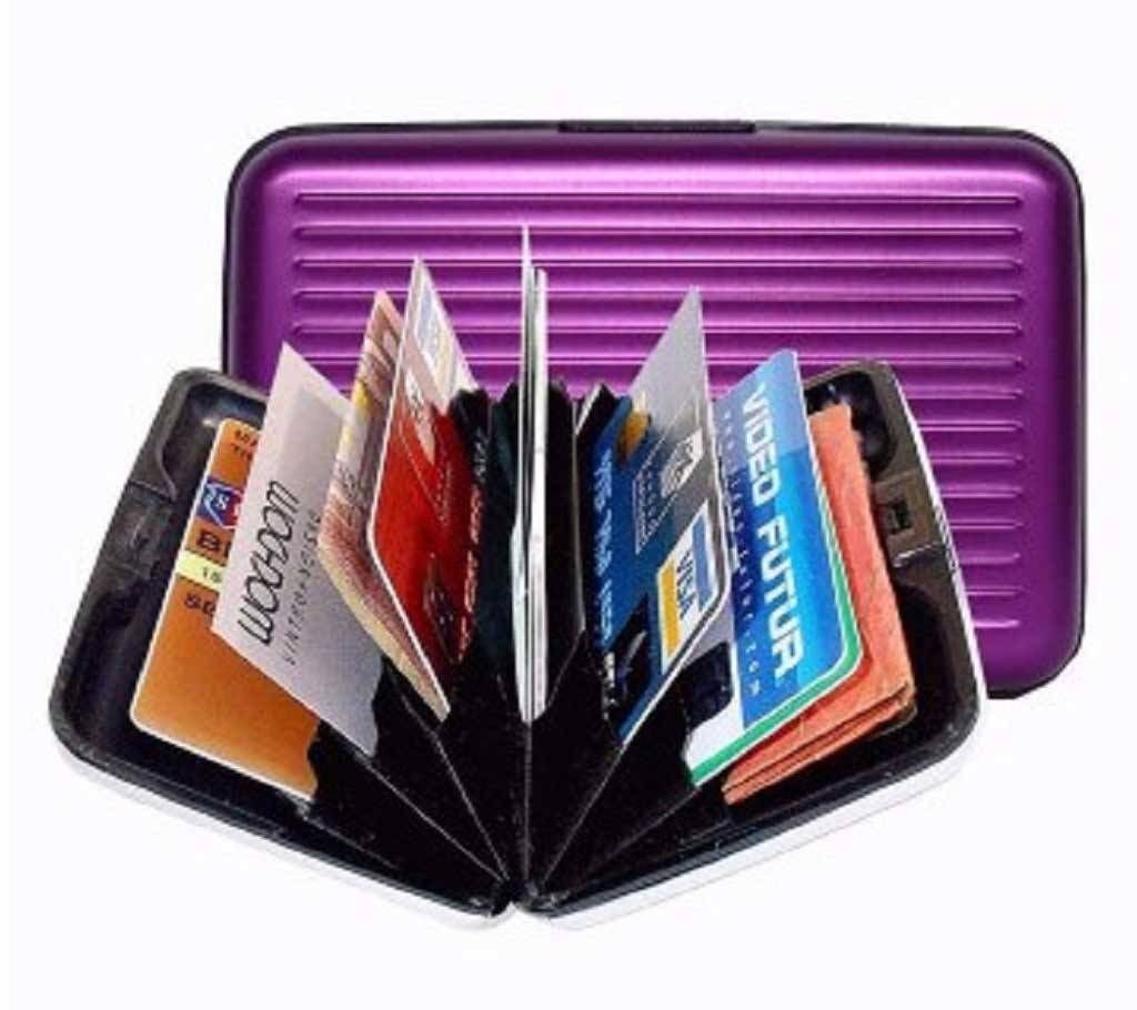 ALUMINUM CREDIT CARD HOLDER