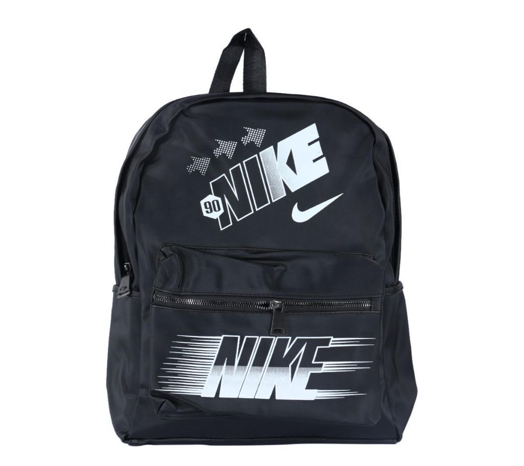 Black PU Leather Backpack For Women
