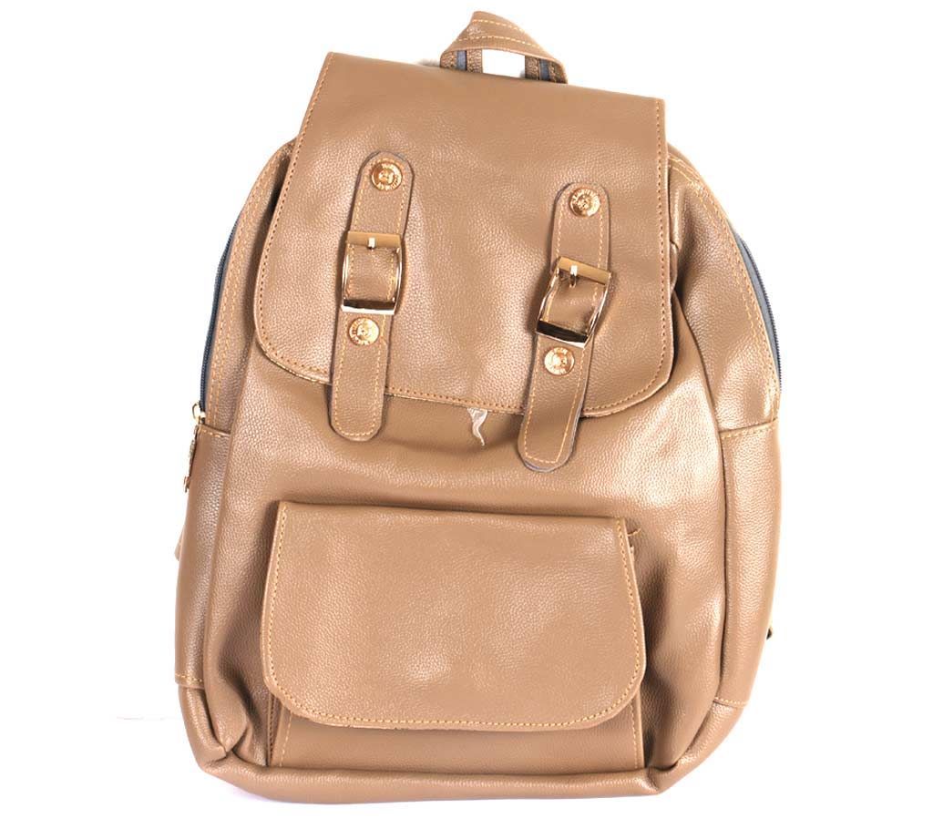 pu leather bagpack girls