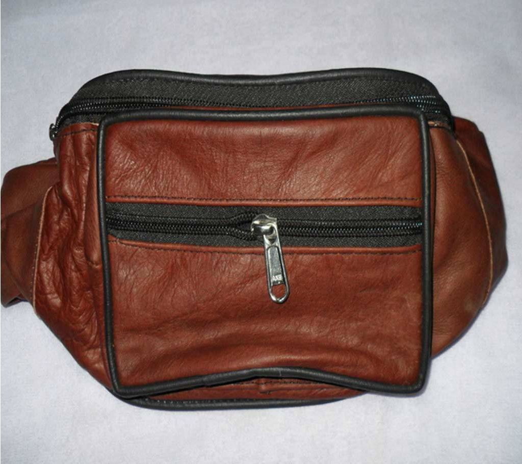 LEATHER WAIST CARRYING bag