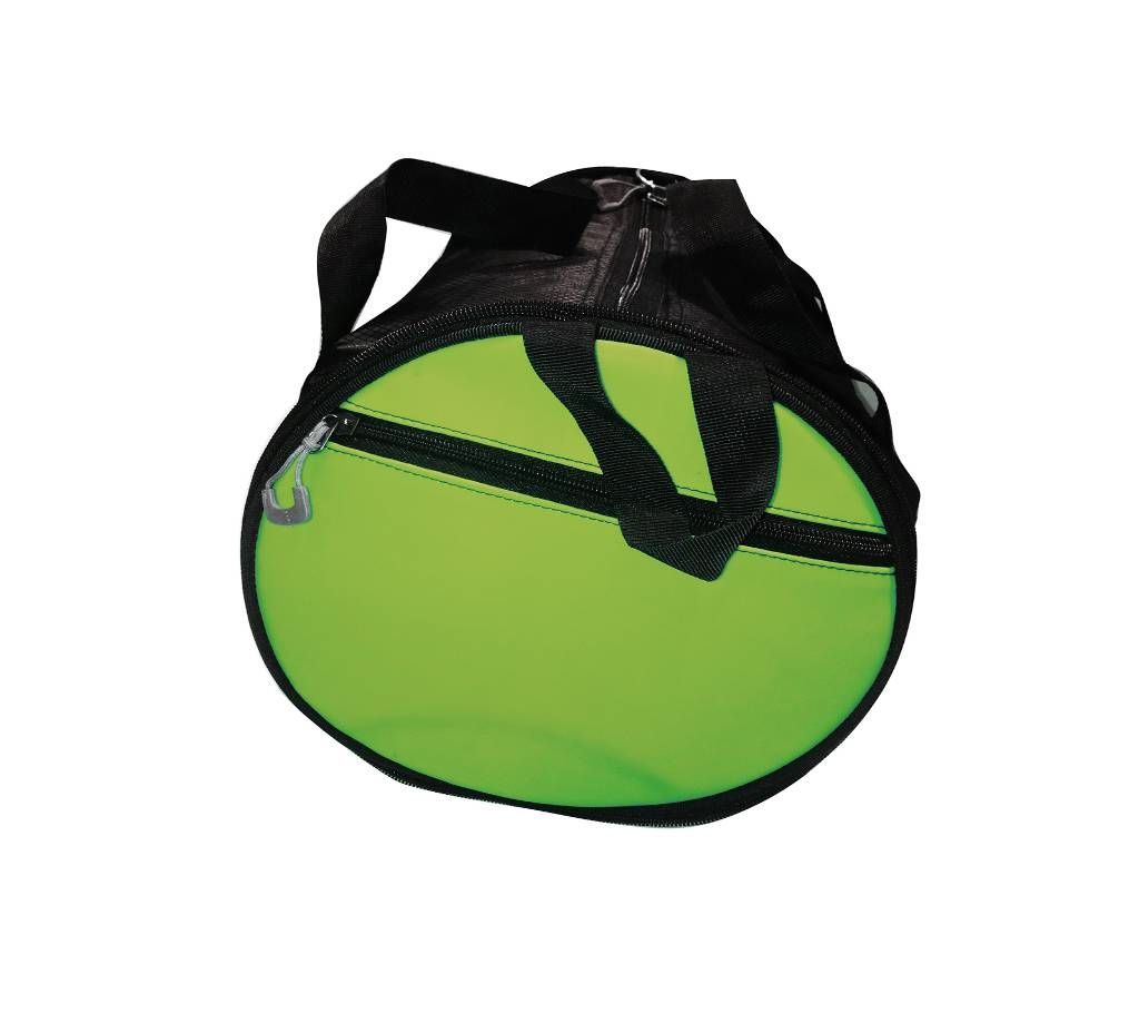 Artificial leather Circle Shaped Travel Bag - Green 
