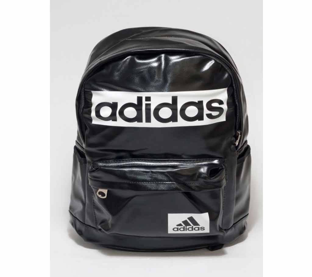 Adidas Black Color Rexine Backpack Copy