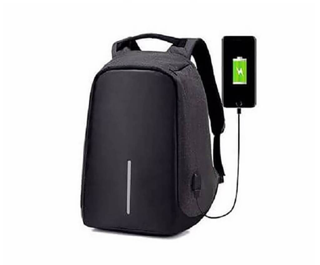 Anti Theft laptop backpack black