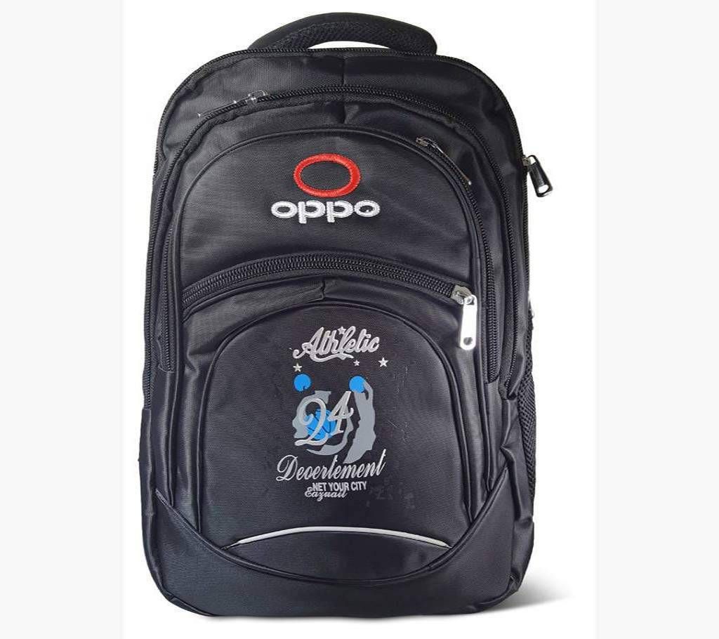 Black Polyester & Nylon Back Pack 0210BPK