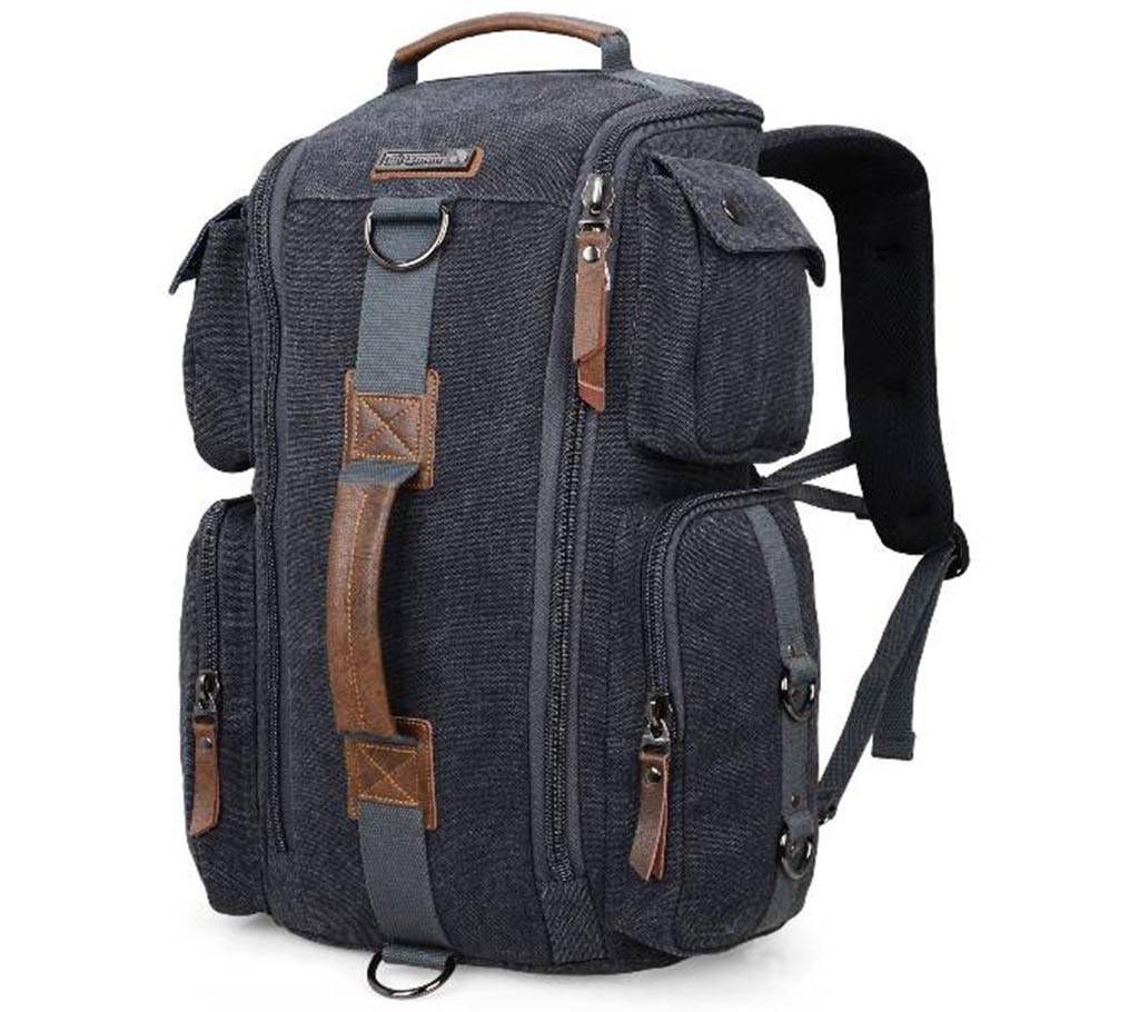 Witzman Vintage Laptop Travel Backpack 6661 Black