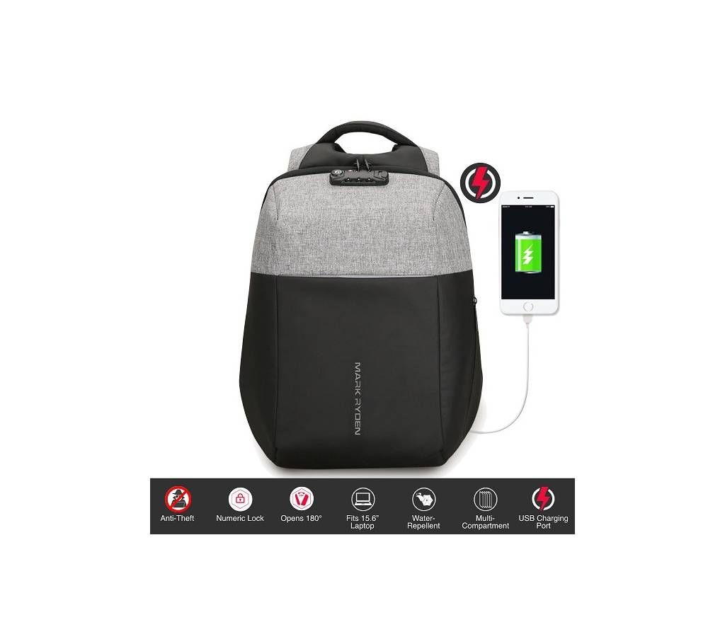 Anti Theft Backpack With Lock