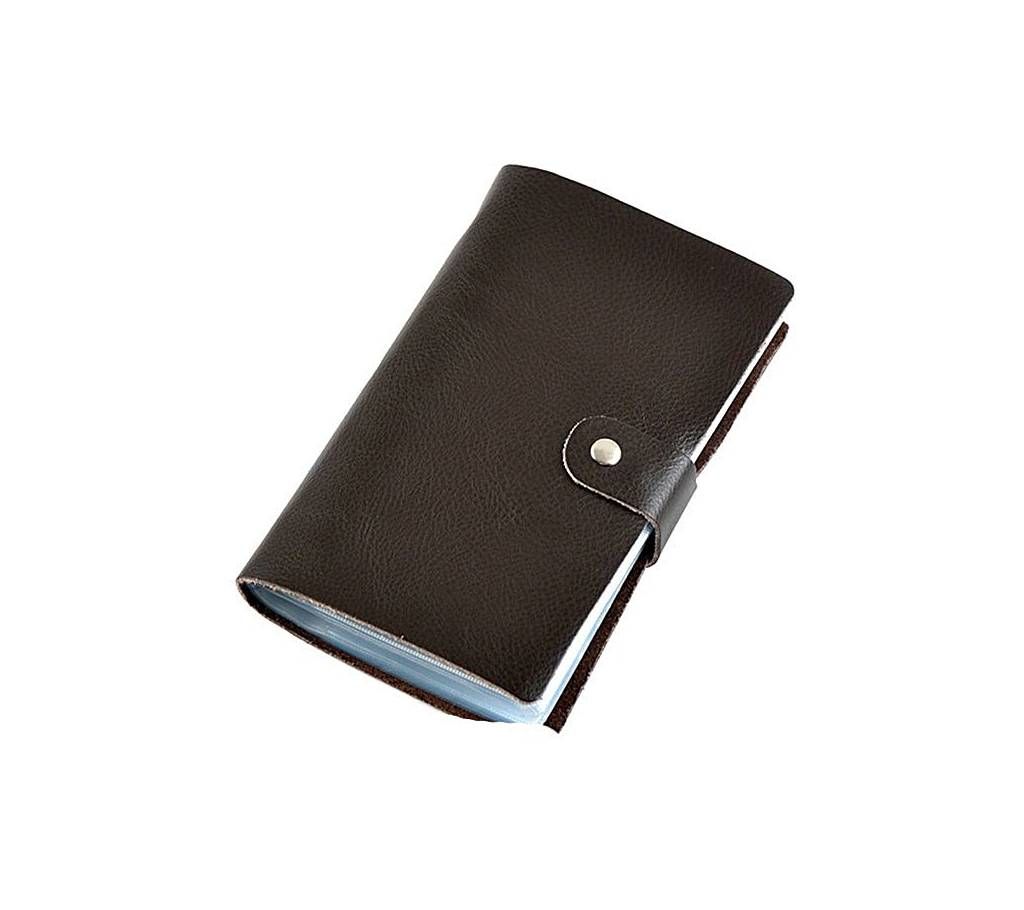 Coffee Leather Visiting Card holder