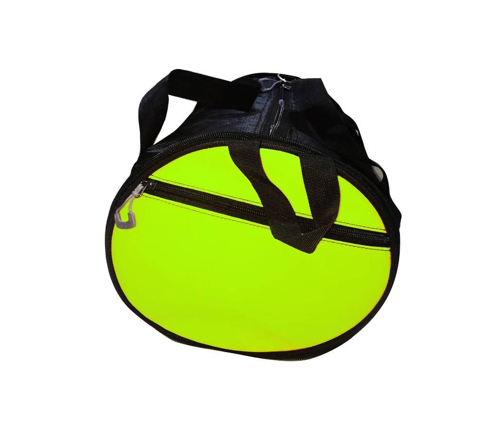 Artificial leather Circle Shaped Travel Bag - Light Green 