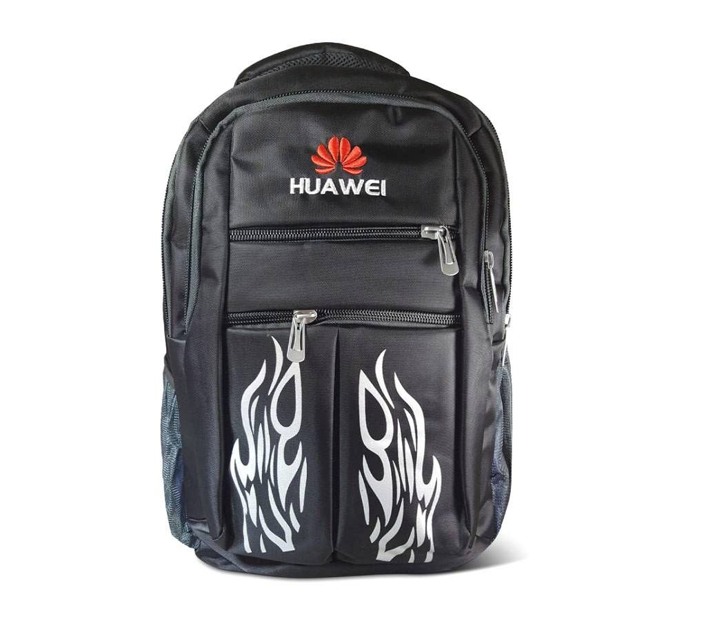 Black Polyester & Nylon Back Pack 0211BPK
