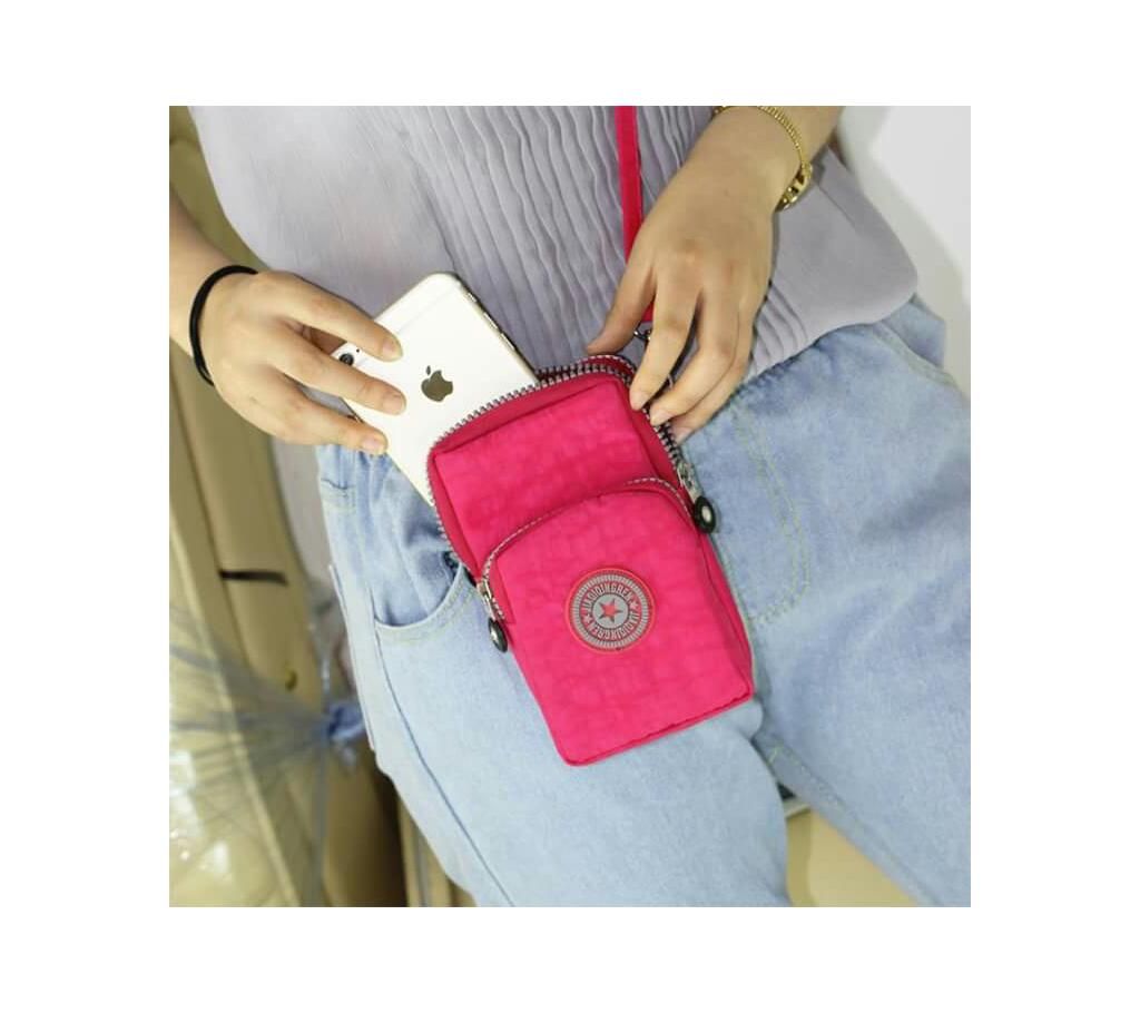 New Korean Mobile Phone Bag Female Messenger Bag Mobile Phone Bag Hanging Neck Wrist Purse Mini Bag