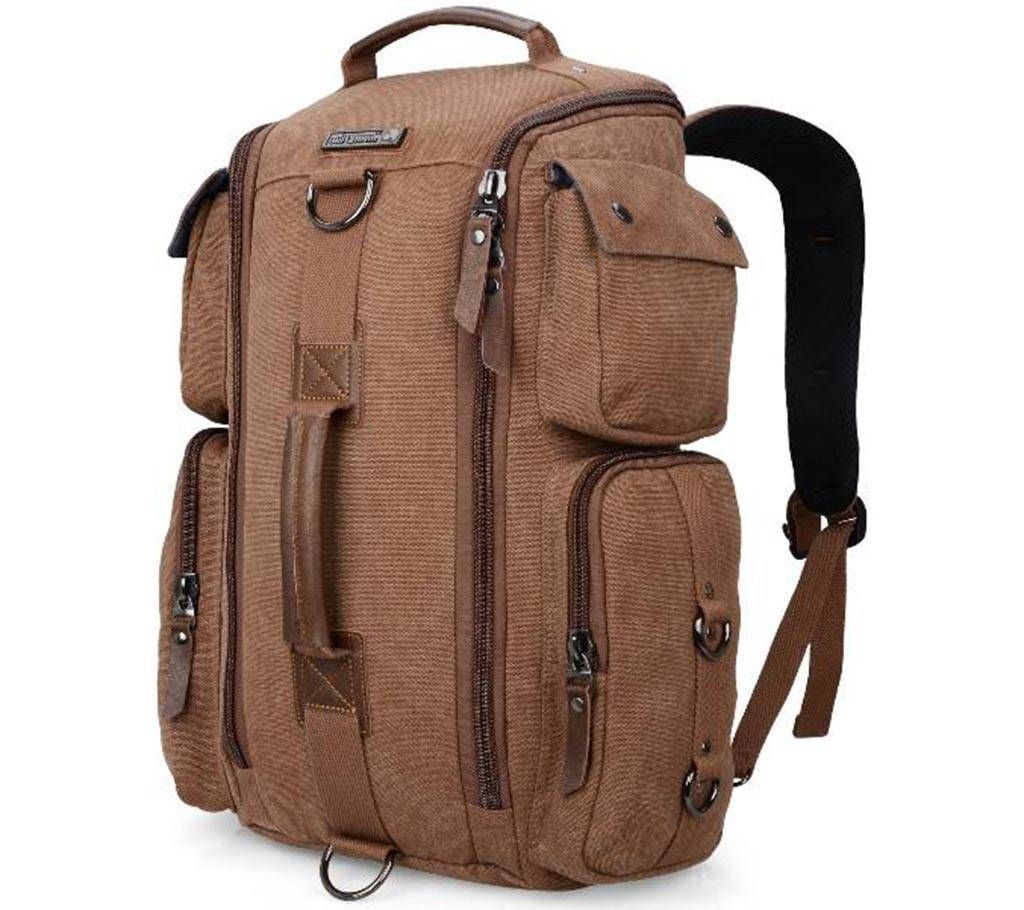 Witzman Vintage Laptop Travel Backpack 6661 Brown