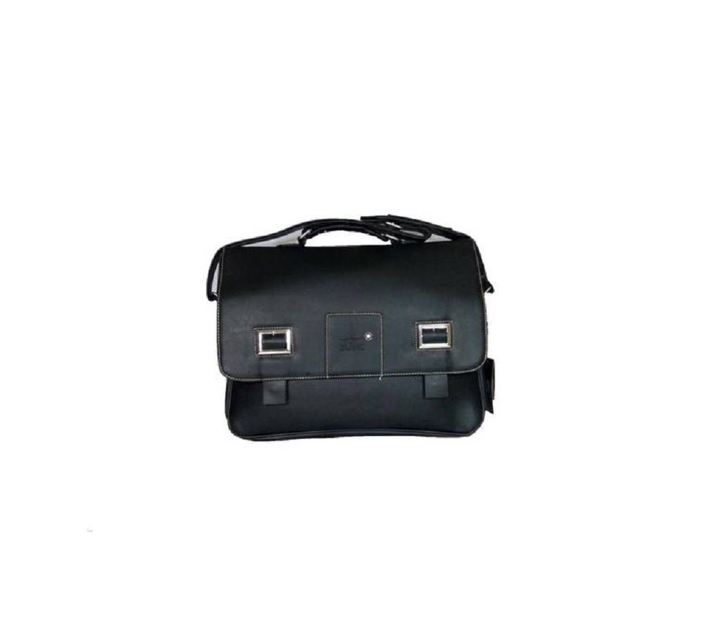 Mont Blanc Business Leather Double Buckle Shoulder Bag -Germany