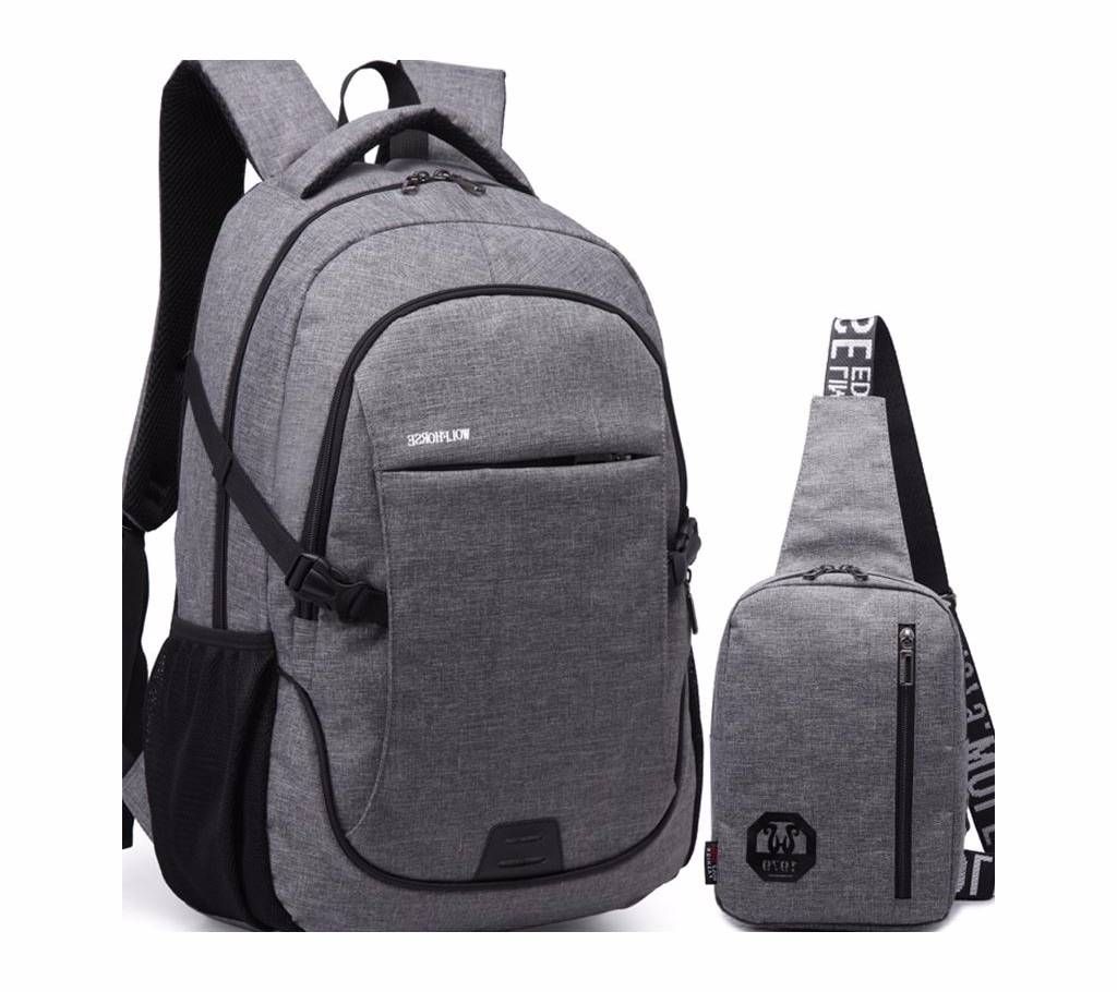 2 in 1 Korean Travel Backpack