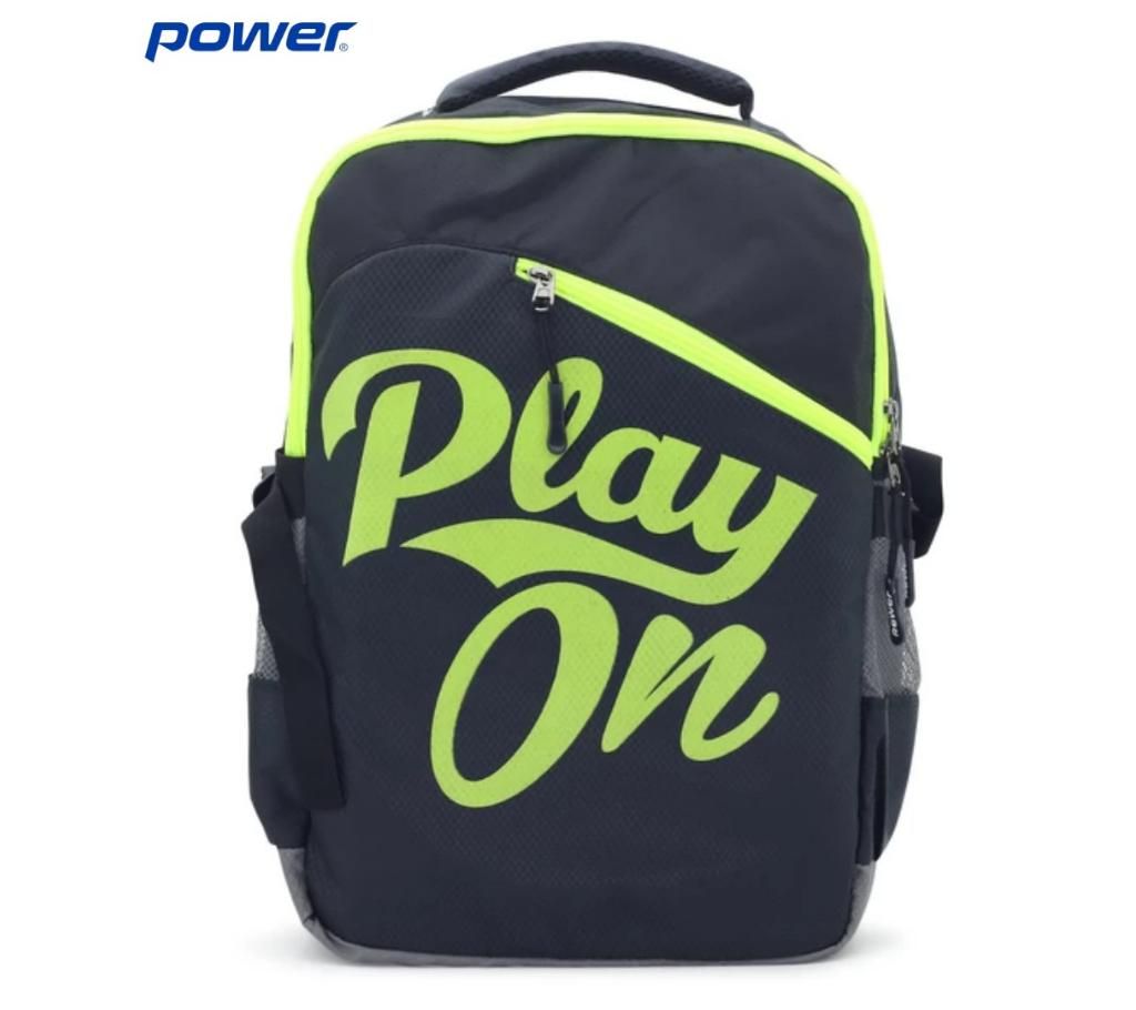 Black backpack for men