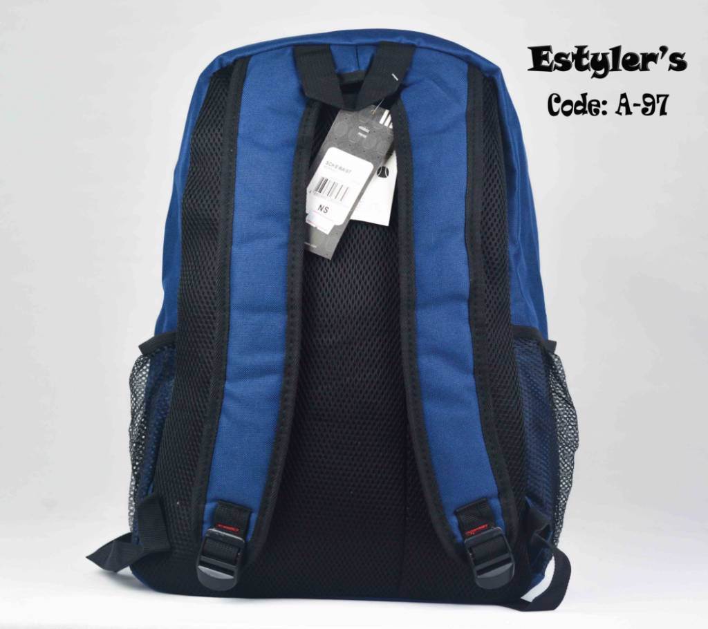 Adidas Navy Blue black Stripes Backpack (Copy)