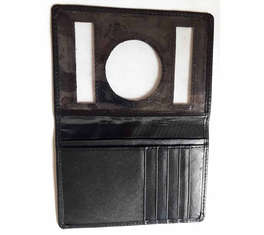Gents Long Shaped Leather Passport Holder 