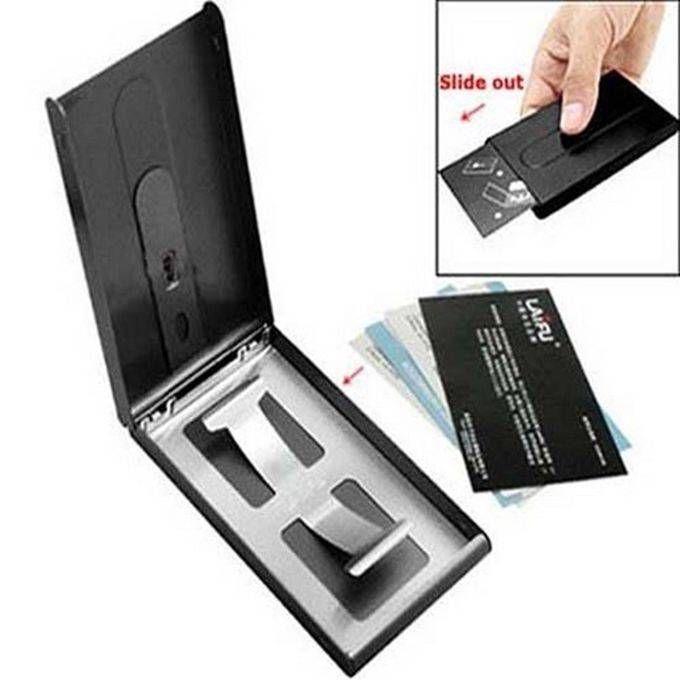 Automatic Card Holder Case - Black