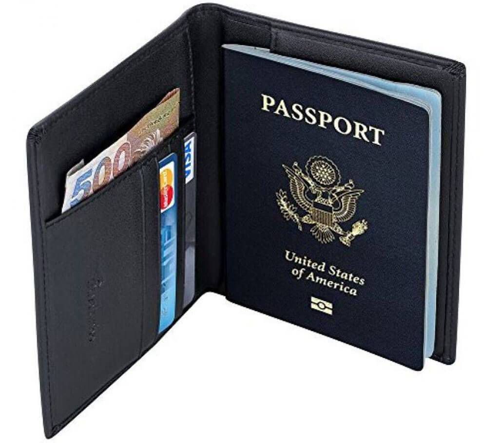 Passport cover and card holder