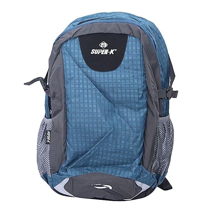 Multicolor Polyester Backpack for Men
