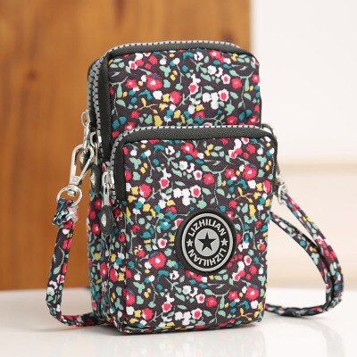 Women  Shoulder Bag phone bag Casual lolita Nylon Messenger Multilayer Bags Women Bag Bolsos saca main