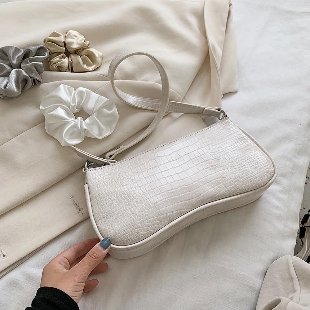 Vintage Retro Totes Bags For Women 2020 Fashion Handbag Soft Leather Female Small Subaxillary Bag Casual Retro Mini Shoulder Bag
