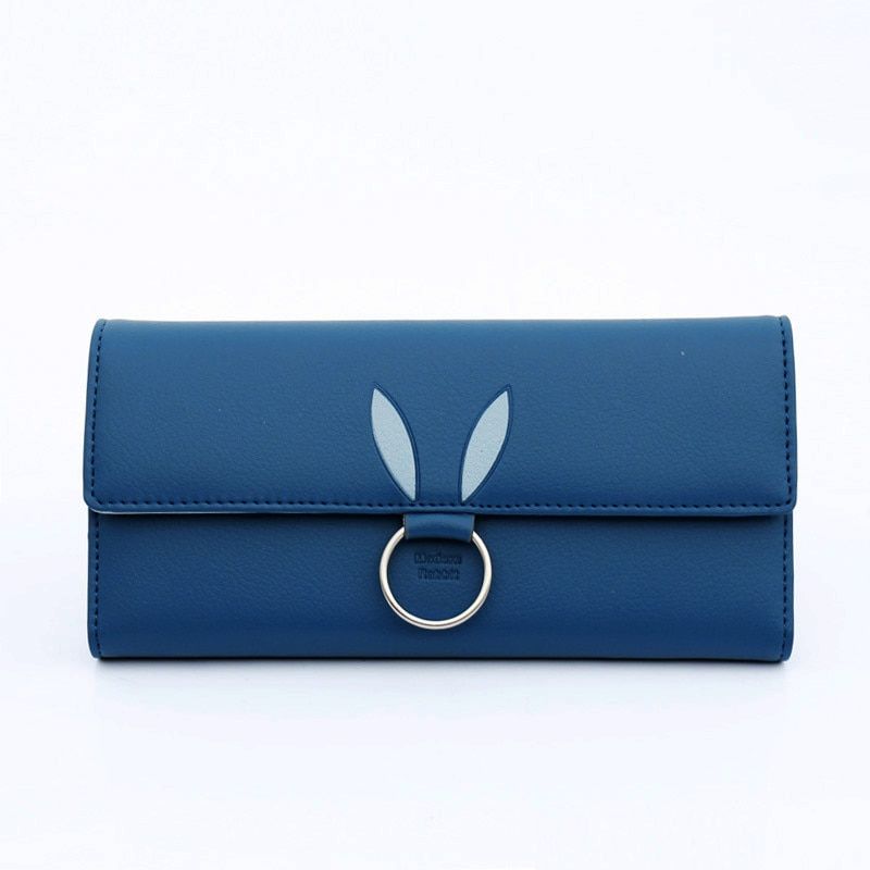 Women Wallet Tri-fold Long Multi-card Position Simple OL PU Wallet Fashion Clutch Bag Short Ladies Wallet