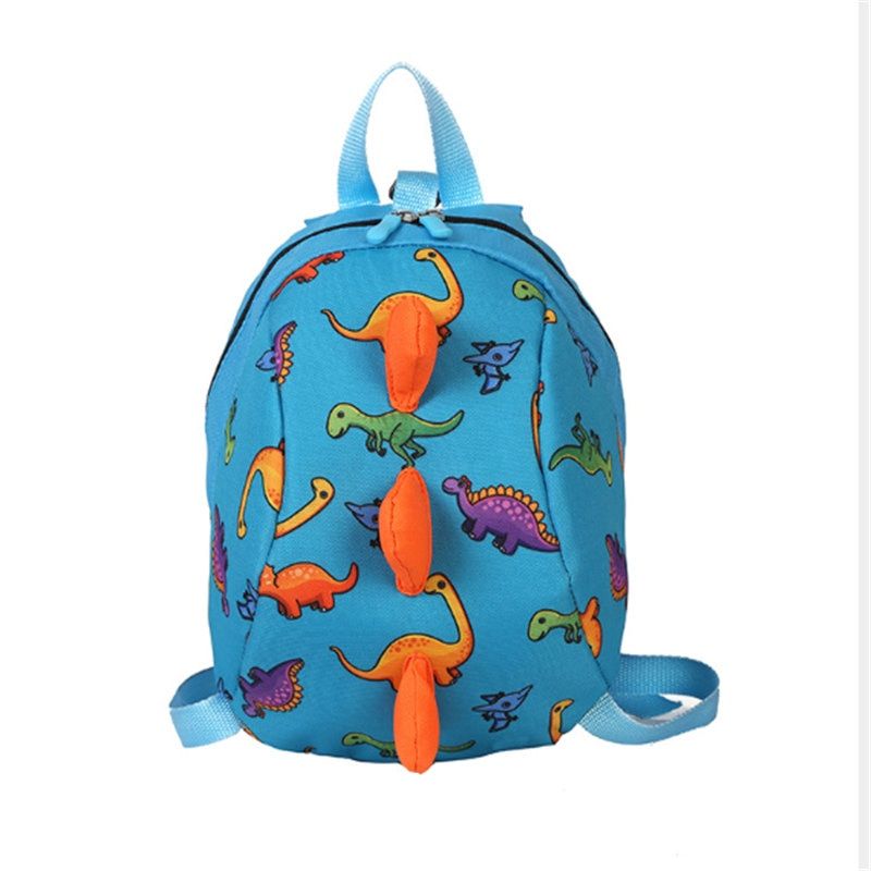 Children's Backpack Cute Print Cartoon Little Dinosaur Anti-lost Children School Bags For Boys Girls Toddler Kids Backpack Gifts