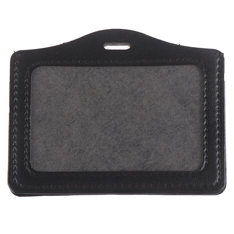1Pc PU Card Case Holder multicolour Portable String Fashion ID Identity Badge