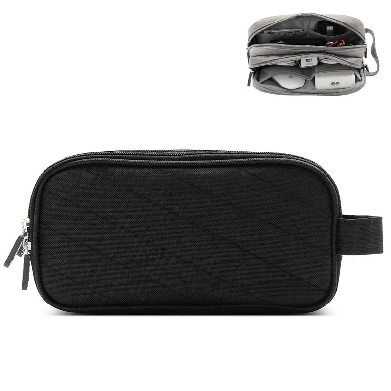 EverToner Digital Storage Bag Electronic Accessories Travel Organizer Bag For Hard Drive Organizers USB Flash SD Card Travel Case