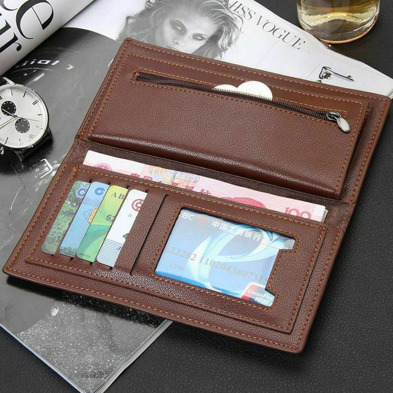 Men's Long Wallet with Card Holder