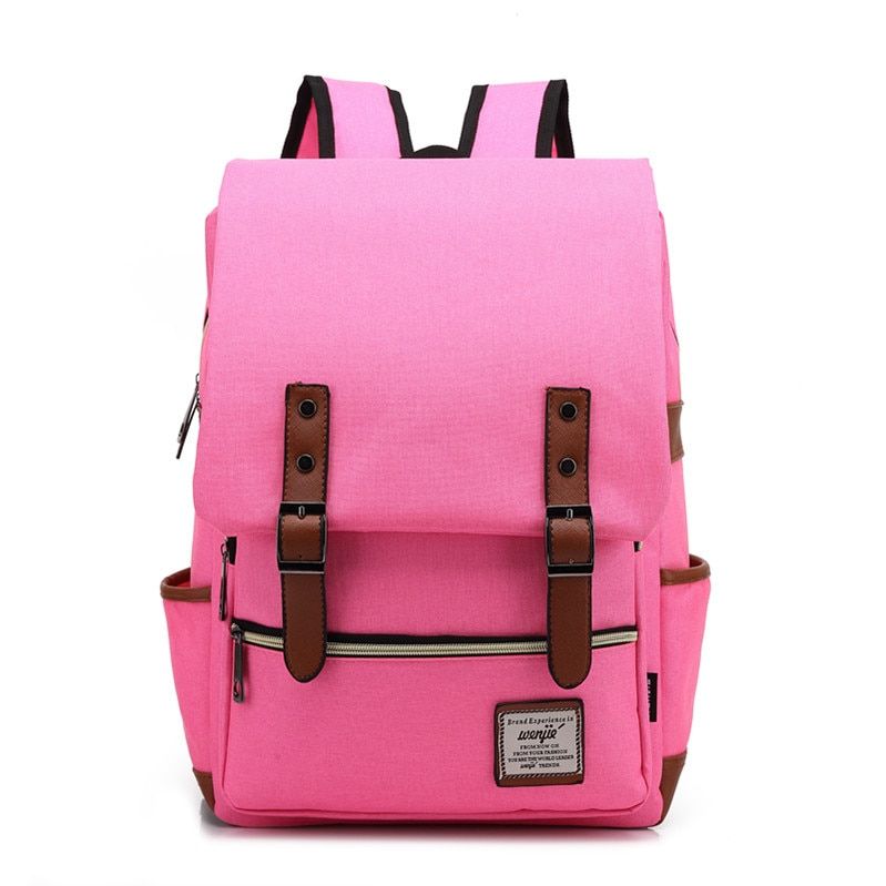 Vintage Uni Oxford Waterproof Backpacks Large Capacity Men Canvas Travel Bag Women Students School Books  Backpack