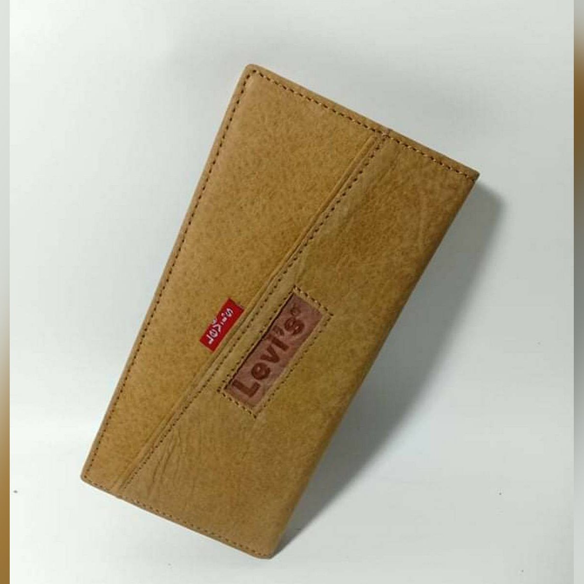 Style Custom Logo  Top  Leather Men Slim Wallets Man Money Bag
