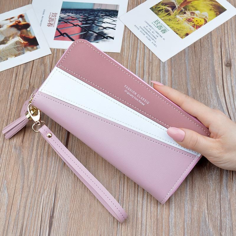 Wholesale Design Lady Long Capacity Messenger Cell Phone Wallet Bag Ladies Purse