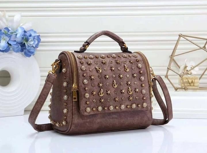 Pu Top Handle Bags Shoulder Strap Women Bag Ladies Handbag