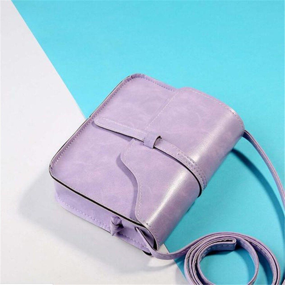 Aelicy 2021 Casual  simple design personality,  fresh and unique  Ladies Vintage Purse Body  Leather Cross Body Shoulder Bag