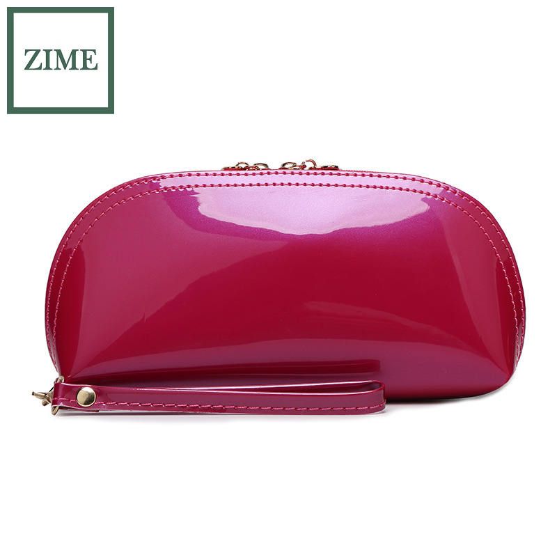 ZIME Sequin candy color purse summer and autumn new sweet lady shell-shaped clutch bag